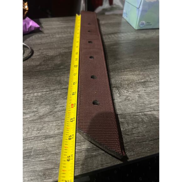 Nylon Off Billet Off side girth strap Brown - Picture 4 of 4